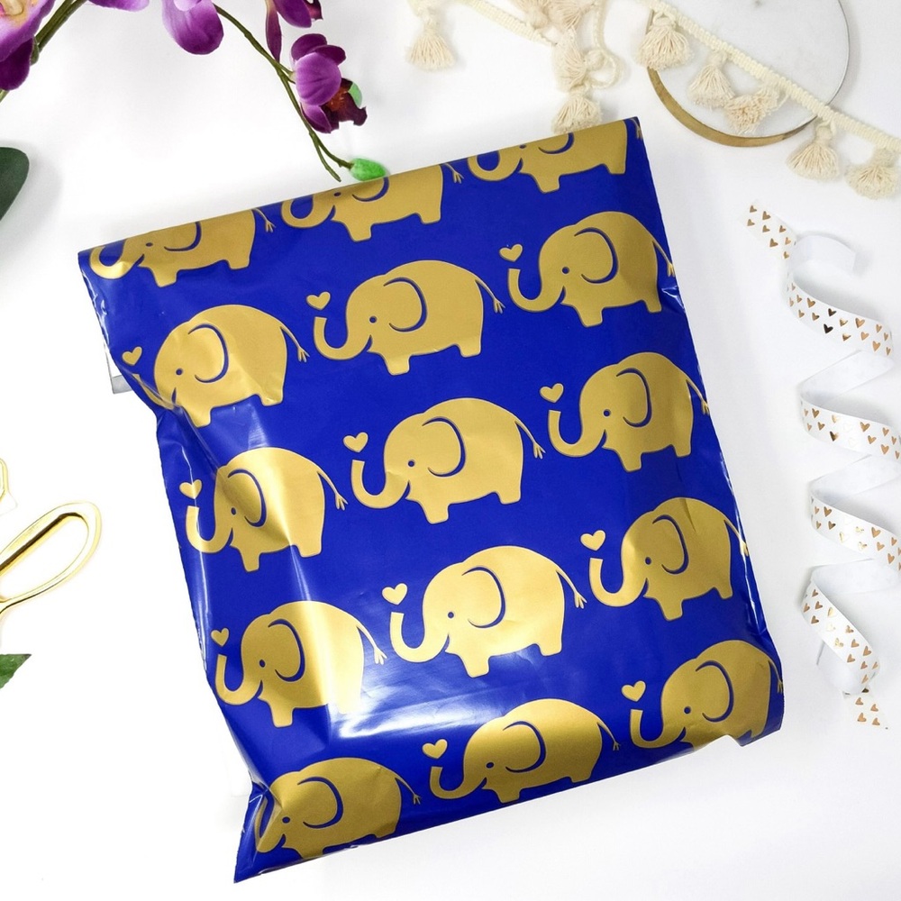 🍪 20 Poly Mailers 6 x 9 Elephant